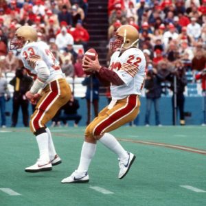 Quarterback Doug Flutie led Boston College into Legion Field and rallied the Eagles to and upset victory over Alabama to open the 1984 season. (Photo courtesy of National Football Foundation)