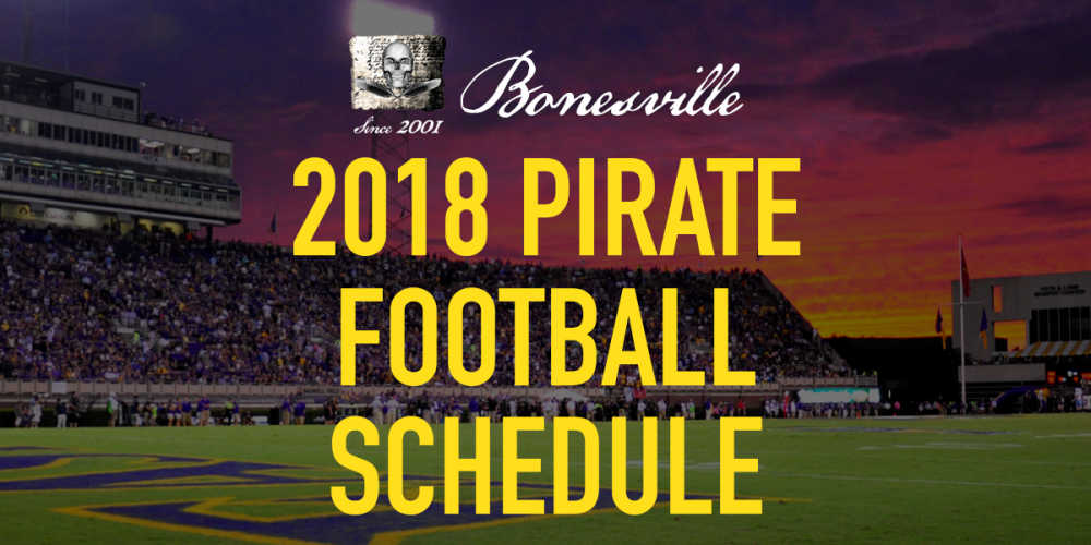 2018 Pirate Football Schedule